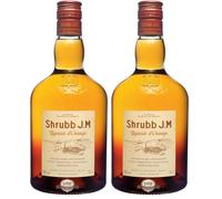 JM Shrubb Rhum Liqueur d'Orange 700 ml (Lot de 2)
