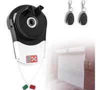 JMbpkduHs Ouverture Automatique De Porte Enroulable - Garage Entrepôt Ouverture De Portail Agricole avec 2 Télécommandes - Moteur De Force De Levage 800n - Moteur De Volet Roulant Intégré