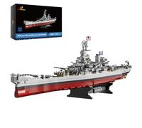 JMBricklayer 60011 Kit de cuirassé militaire Missouri - Jouet à collectionner pour adultes - Cadeaux de Noël et d'anniversaire pour garçons et adolescents à partir de 14 ans