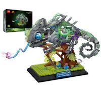 JMBricklayer 70124 Kit de Construction mécanique caméléon pour Adultes, modèle de Collection d'animaux de la forêt Tropicale Cool avec Socle, Design créatif, Jouets de Construction, Cadeaux pour 14+