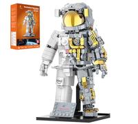 JMBricklayer Astronaute Spatial 70131 - Kit de Construction 1008 Pièces avec Support, Jeu Scientifique STEM, Décoration Bureau-Maison, Cadeau pour Enfants 8-14 Ans