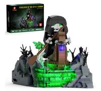 JMBricklayer Bateau de Charon Maquette de Bateau Adulte Miroir Abyssal LED | 40005, Passeur du Styx, 881 pièces, mythologie grecque, décor fantastique d’Halloween, collection et cadeau dès 14 ans