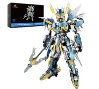 JMBricklayer Ensemble de construction de robot Mecha, kit de modèle de robot de héros cool pour adultes, décoration STEM avec articulations mobiles, figurines d'action, cadeau idéal pour homme (1576