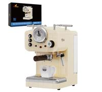 JMBricklayer Ensemble de construction vintage 20135, kit semi-automatique pour machine à espresso, décoration maison, modèle jouet