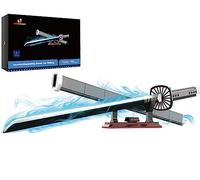 JMBricklayer Katana - Briques de Construction - Épée Anime - Jouet de Cosplay Ninjago - Cadeau pour Adultes et garçons à partir de 6 à 16 Ans - avec Support Fourreau