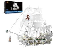 JMBricklayer Kits de construction de navires pirates pour adultes 40115, jouet navire fantôme, grand kit de construction de modèle de navire pirate pour la construction, décoration de la chambre et du