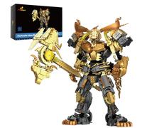 JMBricklayer Kits de Construction de Robot Mécanique pour Adultes 70161, Jouet Mécha des Héros avec Arme et Articulations Mobiles, Collection de Modèles de Figurine Mécha ou Affichage Domestique