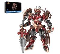 JMBricklayer Mech Robots - 70160 - Jeu de construction de robot pour adultes, jouet mecha avec épée et articulations mobiles, collection de modèles Mech, affichage pour la maison, garçons et filles