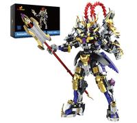 JMBricklayer Mech Sets de blocs de construction jouet 70155 - Kit de construction robot Mechs pour adultes, kit de modèle Hero Warrior Mecha pour adulte, robot cool avec armes pour décoration et idées