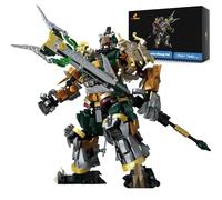 JMBricklayer Mecha Robot Building Blocks 70167, Warrior Mech Model Kits for Adults, STEM Cool Display Model with Movable Joints, Action Figures Ideal Gifts for Boys, Men, Kids Aged 8,9,10,11+(1640PCS)
