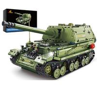 JMBricklayer Modèle de Char, 61509 Technique, réservoirs Militaires, Briques de Serrage, Jouet de Char Ferdinand WW2, Jouet de Construction pour Adultes et Enfants