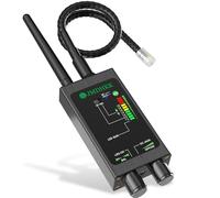 JMDHKK M8000 Détecteur Caméra Espionne, Micro Espion, Appareil d’Écoute pour Hôtel, Voyage, Véhicule, Bureau, Cabine d’Essayage Publique (Noir)