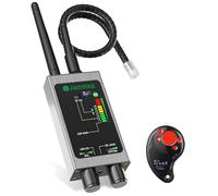 JMDHKK M8000 Détecteur Caméra Espionne, Micro Espion, Appareil d’Écoute pour Hôtel, Voyage, Véhicule, Bureau, Cabine d’Essayage Publique (Argenté)