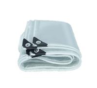 JMDNTQ Bache de Transparente PVC 2.8x3.5m, Bâche Solide Protection Plastique Imperméable, Epaisse avec Oeillets, Convient pour des toits, Camping, terrasses, piscines, Bateaux