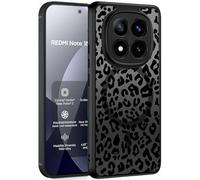JMDZDL Coque Magnétique pour Xiaomi Redmi Note 15 Pro 5G (Pas pour 4G), Compatible avec MagSafe, Translucide Mat Etui Aesthetic Motif Léopard Dessin Case TPU + PC Rigide Antichoc Housse