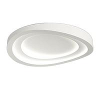 JMEDIC Plafonnier LED À Installation Intégrée en Métal De 19,7 Pouces, Lumière Chaude 3000K, Plafonnier Moderne À Économie, Luminaires De Décoration De Plafond pour Chambre À Coucher, Bureau