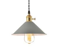 JMEDIC Suspension En Métal À Vis E26, Lustre À 1 Tête Couleur Macaron, Lampes Suspendues Pour Bar De Restaurant, Luminaire De Plafond Pour Salle D'étude D'art Créatif, Pour Restaurant, Îlot De Cuisine