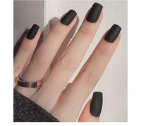 JMEOWIO Autocollant Ongles Gel UV Noir Carbone Halloween Gel Nail Stickers Semi-durci Stickers Ongle Gel Deco Ongle Nail Art Design Manucure