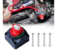 JMEST LEAD Interrupteur Isolateur de Batterie 12V-48V 275A Coupe Circuit Batterie Interrupteur de Déconnexion de Batterie For Marine Boat Truck RV Car Vehicle ATV UTV (ON/OFF)