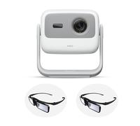 JMGO N1S 4K Mini Videoprojecteur, Triple Laser + 2*Lunettes 3D Actives