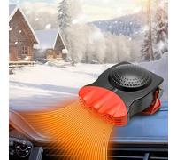 JMGRTYT Chauffage Voiture 12V 150W, Chauffage Voiture Allume Cigare, Chauffage soufflant 2 en 1 pour Voiture, Anti-buée pour Pare-Brise dégivreur, pour Tableau De Voitures, Les Jeeps