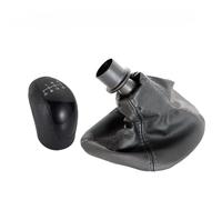 JMGTLSFA Pommeau Levier Vitesse Voiture Pour Benz Pour Vito Pour Viano W639 2003-2010 Noir 6 Vitesses Pommeau Levier Vitesse Manuel Manette Tête Avec Couvercle Botte Cuir(6 Speed-1Set)