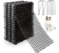 JMIATRY 16 Pcs Anti Chat avec Pointe 20x40CM, Tapis Anti Chat, Tapis Anti Chat avec Piquets pour Jardin, Clôtures, Canapé