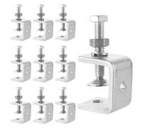 JMIATRY Lot de 10 Mini Serre Joint 30mm, Serre-Joints en C, serre joint menuisier, Acier Inoxydable Serre-joints c Robustes pour Travail du Bois, Fabrication de Meubles, Bricolage