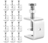 JMIATRY Lot de 12 Mini Serre Joint 30mm, Serre-Joints en C, serre joint menuisier, Acier Inoxydable Serre-joints c Robustes pour Travail du Bois, Fabrication de Meubles, Bricolage