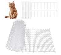 JMIATRY Tapis Anti Chat Exterieur 400x30 CM, Tapis Anti Chat, Anti Chat avec Pointe, Tapis Picot Anti Chat pour Anti-Chat (Blanche)
