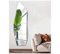 JMITHA 2mm Miroir Mural Verre Miroir Adhésif Miroir Muraux Autocollant HD Grand Miroir Mural Miroir Decoration Murale pour Salle de Bain, Salon, Miroir Maquillage