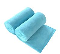 JML Lot de 2 Serviettes de Bain en Microfibre (76,2 x 152,4 cm) - Grande Taille, très absorbantes, séchage Rapide, Utilisation Polyvalente comme Serviette de Bain, Serviette de Fitness, Serviette de