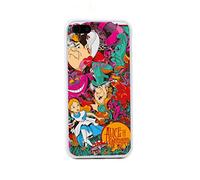 Jmm - Pattern1 Alice au pays des merveilles Blanc Bumper hybride plastique + TPU/Coque en caoutchouc de silicone téléphone portable Cases Skin Housse/accessoires pour Apple iPhone 5 5S 5th 5 G 5 Génération i5 i5s iPhone5 Iphone5s (Verizon, AT & T Sprint, T-Mobile, Unlocked)