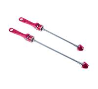 JMORCO Axe Roue Velo Serrage Rapide 2pcs 210 / 245mm Bicycle Bicycle Vélo Axe de Levier de Levage Rapide Brochettes de piétons à vélo de Route Brochettes de vélo de vélo d'essieu Rapide(Rose Red)