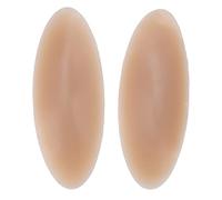 JMorCO Coussinets de Mollet Auto-adhésifs, 1 Paire de correcteurs de Jambe en Silicone pour Jambes Fines ou tordues,Black,120g