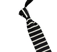 JMORCO Cravate Homme Cravates en Tricot Cravate décontractée for garçons et Filles, Cravate rayée tricotée, Cravate de Mariage for marié, vêtements de Cou for Hommes(Colored-1)