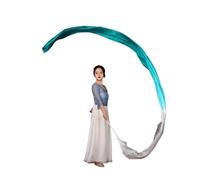 JMORCO Ruban Gymnastique Banderoles de Danse, Gymnastique, Performance Artistique, Spectacle Talents, Accessoires, banderoles en Polyester avec Tige, éloges sur scène(White-Mint)