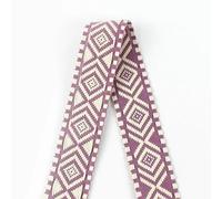 JMORCO Sangle Couture Sangle en Coton Jacquard coloré, 5 mètres, 38mm, Ruban en Toile, Sangle d'épaule for Sac, vêtements, Accessoire de Couture (Color : RD603-Red)