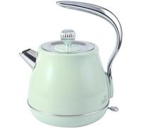 JMOUZHG 1500W 220V Retro 304 Bouilloire électrique en Acier Inoxydable 1,5 L Portable Voyage Bouilloire Cafetière
