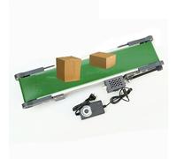 JMOUZHG Bande transporteuse de Bureau,Petite Voie de Chargement de convoyeur10*50cm,Fonctions Avant/arrière/Pause,Vitesse de Rotation 116RPM,pour la Transformation des Aliments