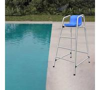JMOUZHG Chaise de Sauveteur Robuste pour Parc Aquatique et Piscine, Chaise de Piscine publique extérieure Confortable et Robuste, idéale pour Le Sauvetage et l'arbitrage (150cm)