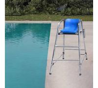 JMOUZHG Chaise de Sauveteur Robuste pour Parc Aquatique et Piscine, Chaise de Piscine publique extérieure Confortable et Robuste, idéale pour Le Sauvetage et l'arbitrage (120cm)