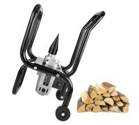JMOUZHG Fendeuse de Bois de Chauffage Automatique, fendeuse de bûches Portable 1800W avec Roue de Transport et Cadre de sécurité, pour Un fendage Efficace du Bois