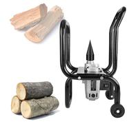 JMOUZHG Fendeuse de Bois électrique entièrement Automatique, fendeuse de bûches Portable 1800W avec Rotation Avant et arrière, pour foyers et foyers