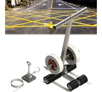 JMOUZHG Kit de marquage judiciaire, Machine de marquage de Ruban, équipement de marquage, Outils de marquage de Ruban pour allée, Asphalte ou béton, Avertissement Routier