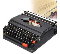 JMOUZHG Machine à écrire Manuelle de Style rétro, Traitement de Texte Classique, Parfait pour écrire des Romans n'importe où, pour Les écrivains aventureux dans la Jungle (B)