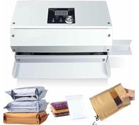 JMOUZHG Machine Automatique de thermoscellage de Sacs en Plastique, scelleuse à Bande Continue, Machine d'emballage Alimentaire, pour Fait Maison