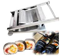 JMOUZHG Machine de découpe Manuelle de Rouleaux de Sushi de boulettes de Riz,Rouleau de Sushi Faisant 12 Segments/économiser du Temps d'effort, pour Une soirée Sushi en Famille
