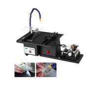 JMOUZHG Machine de Polissage et de découpe de Jade, Machine de perceuse sur Table à scie, Polissage pour métal/Bijoux/Bois/Jade (Woodworking Set)