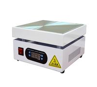 JMOUZHG Machine d'emballage de cellophane pour cigarettes, parfums, cosmétiques, plaque chauffante manuelle en aluminium, film thermoscellant en PVC, boîte de tisonnier (15 x 15 cm)